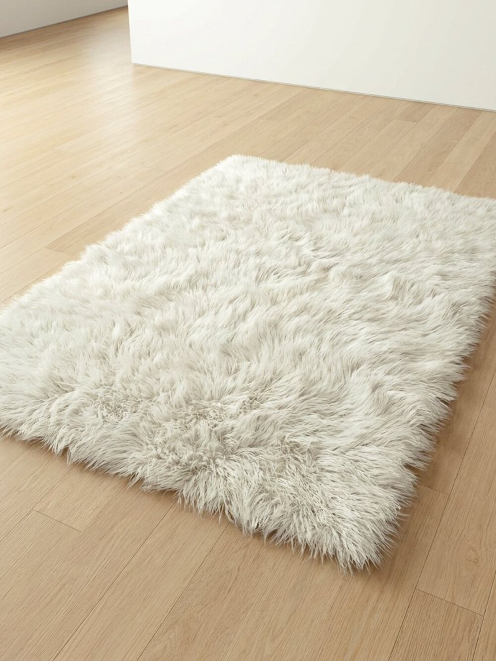 STYLISH 2' X 3' GREEK FLOKATI RUG💥LING 3" SHAGGY PILE💥100% NATURAL WOOL